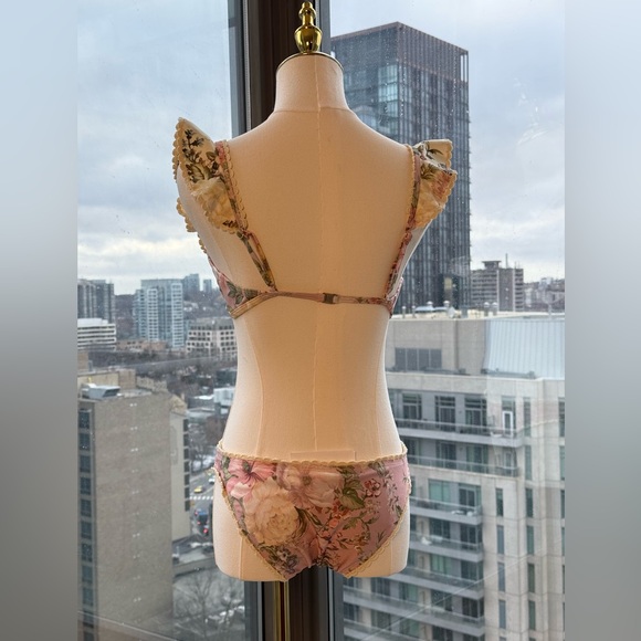 🆕 ZIMMERMANN 🧿 NWT Waverly Crochet Frill Bikini Set, Sz 2 US 6 / 8 - Picture 7 of 16